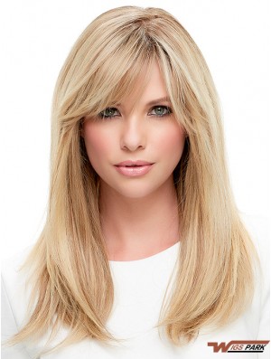 Ladies Wigs Cheap With Bangs Straight Style