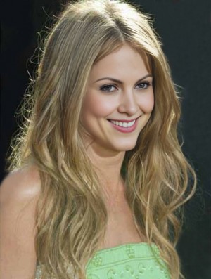  Wigs Remy Real Lace Front Blonde Color Long Length