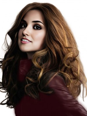 Long Remy Real Wavy Brown 22 inch Monofilament Wig