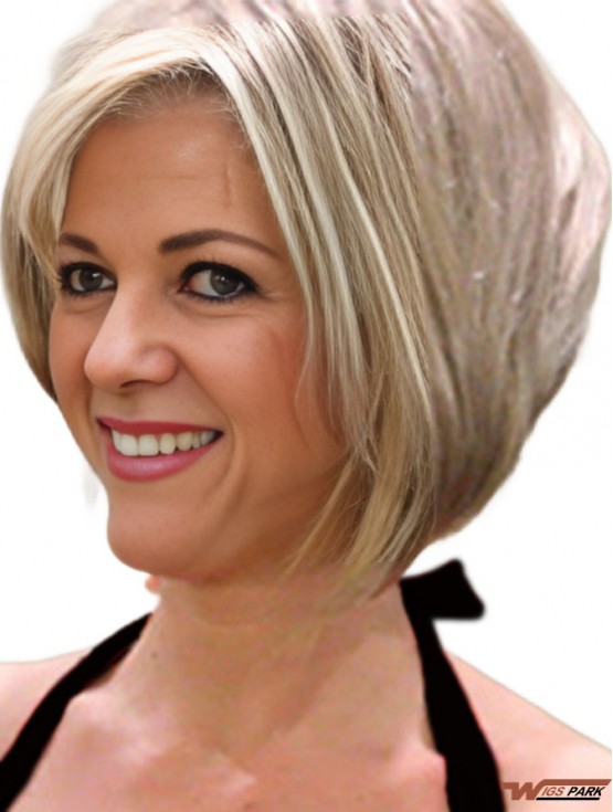Remy Real Blonde Straight Layered  Wig Line For Sale