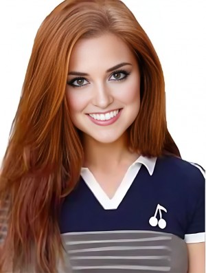 Full Lace Real Hair Wig Straight Style Long Length Cropped Color