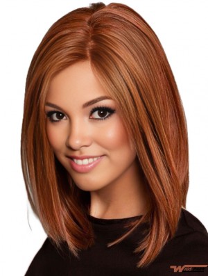 Cheap Bob Real Hair Wigs For Women UK With Capless Straight Style