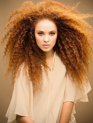  Curly Real Hair Half Sabina Karlsson Wig With Capless Long Length