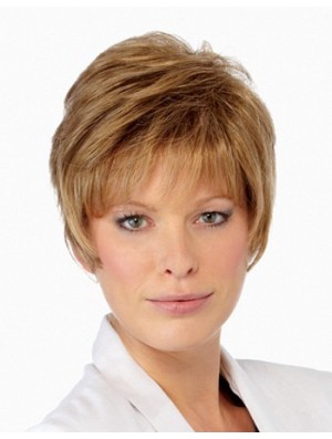 Boycuts Cropped Blonde Straight Amazing Petite Wigs